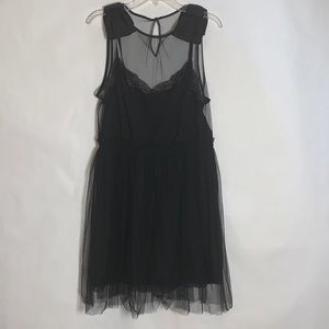 Rodarte for Target Tulle Slip Dress black size XL